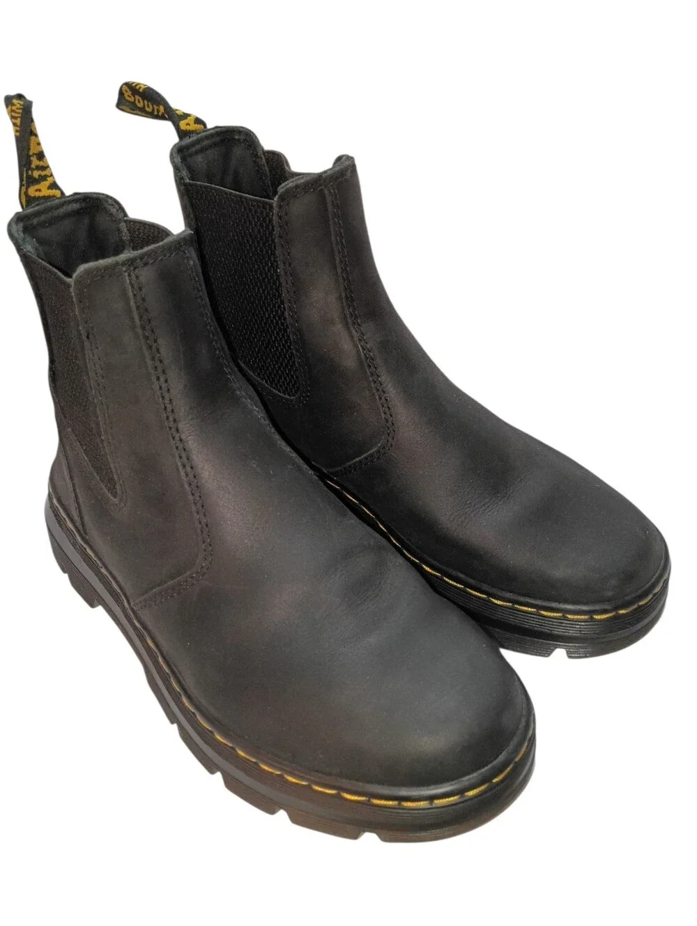 Dr. Martens Embury Leather Chelsea Boots Women's Sz 6 Men's Sz 5 Black Air Wair